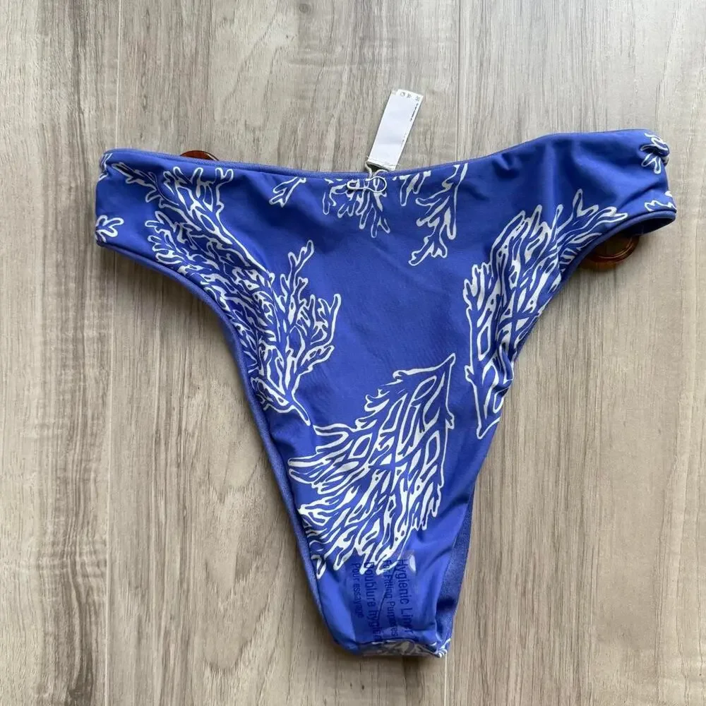 Maaji reversible bikini bottom purple
